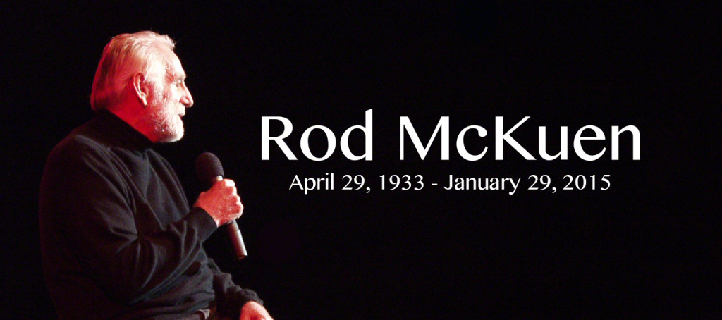 Rod McKuen RIP